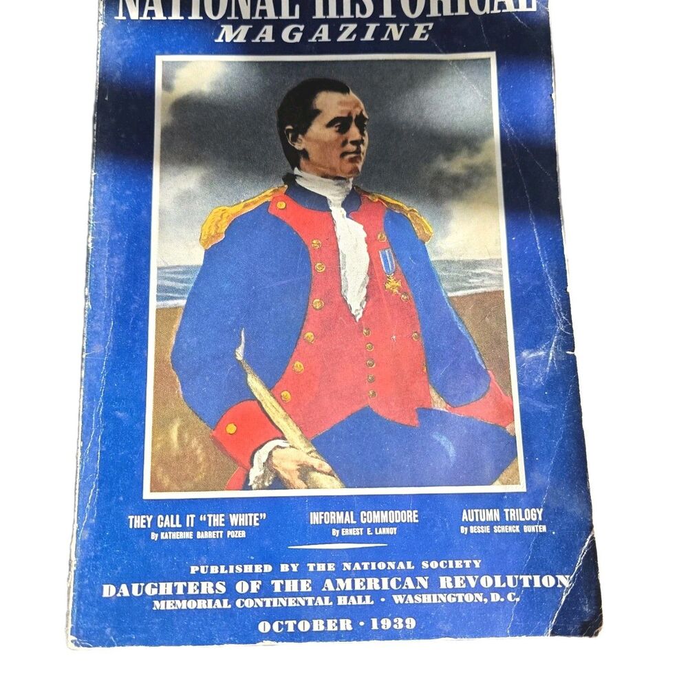 Daughters Of The American Revolution National Historical Magazine October 1939
